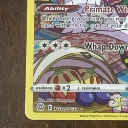Oranguru Holo Ultra Rare SWSH09: Brilliant Stars Trainer Gallery TG12/TG30 NM - Image 4