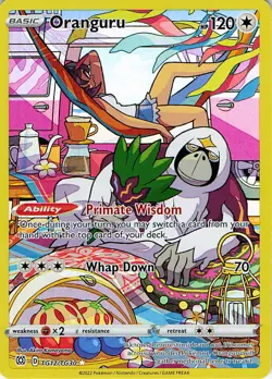 Oranguru Holo Ultra Rare SWSH09: Brilliant Stars Trainer Gallery TG12/TG30 NM - Image 1
