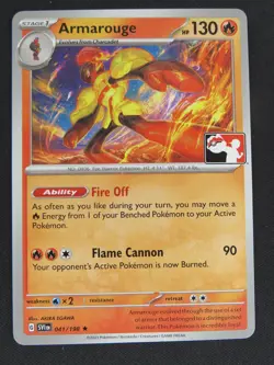 Armarouge 041/198 Rare Prize Pack Series Cards Pokemon NM - Image 1