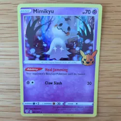 MIMIKYU 081/189 POKEMON CARD (TRICK OR TREAT SET) HOLO - Image 1