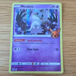 MIMIKYU 081/189 POKEMON CARD (TRICK OR TREAT SET) HOLO - Image 2