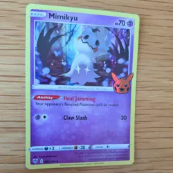 MIMIKYU 081/189 POKEMON CARD (TRICK OR TREAT SET) HOLO - Image 3