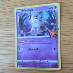MIMIKYU 081/189 POKEMON CARD (TRICK OR TREAT SET) HOLO - Image 4