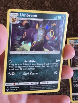Pokemon Card Lot Of 2 Umbreon Cosmos Holos Blister Exclusives Tcg - Image 2