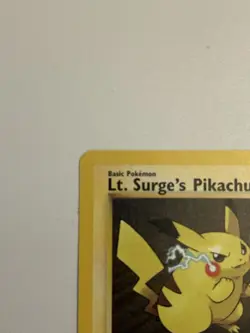 Pokemon Card - Lt. Surge's Pikachu Gym Heroes 81/132 Common WoTC - Image 2