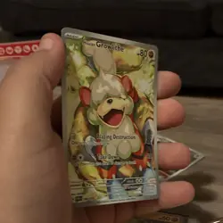 Pokemon TCG Hisuian Growlithe 181/167 Twilight Masquerade IR Full Art Holo EN - Image 2
