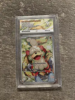 Pokemon TCG Hisuian Growlithe IR Twilight Masquerade 181/167 Ace 9 - Image 1