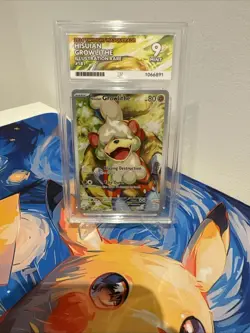 Pokemon TCG Hisuian Growlithe IR Twilight Masquerade 181/167 Ace 9 - Image 1