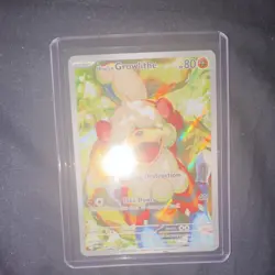 Pokemon TCG Hisuian Growlithe 181/167 Twilight Masquerade IR Holo English 80HP - Image 3