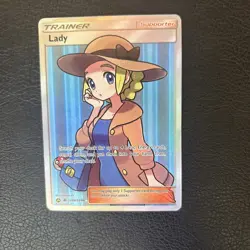 Lady - SV86/SV94 - Pokemon Hidden Fates Sun & Moon Full Art Ultra Rare Card NM - Image 1