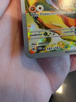 Pokemon TCG Hisuian Growlithe 181/167 Sv06 Twilight Masquerade IR Holo - Image 2