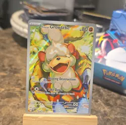 Pokemon TCG Hisuian Growlithe 181/167 Sv06 Twilight Masquerade IR Holo ENG - Image 1