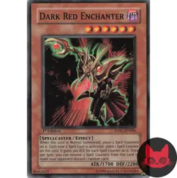 Yugioh Dark Red Enchanter SDSC-EN006 Common 1st Edition LP - Image 1