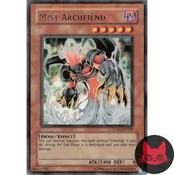 Yugioh Mist Archfiend TU02-EN009 Rare LP - Image 1