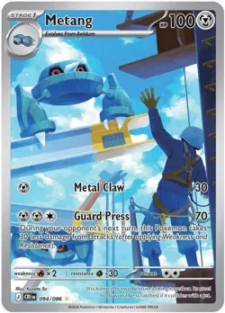 Metang - 094/086 - Illustration Rare ME04: Chaos Rising / Pokemon MINT - Image 1