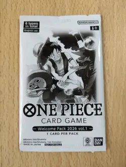 Welcome Pack 2026 Vol 1 - One Piece Card Game Promotion Card Pack Sealed! Nuova! - Image 1