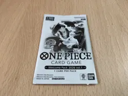 Welcome Pack 2026 Vol 1 - One Piece Card Game Promotion Card Pack Sealed! Nuova! - Image 4