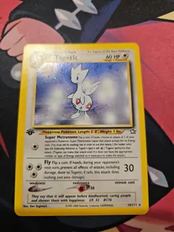 1st Edition Togetic 16/111 Neo Genesis 2000 Holo Rare WOTC Pokemon Card TCG - Image 1