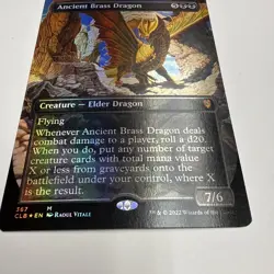 Ancient Brass Dragon Borderless Commander Legends: Battle for Baldur's Gate Foil - Image 4