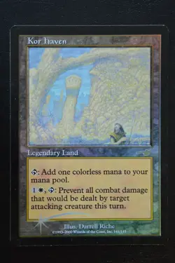 Magic The Gathering MTG KOR HAVEN FOIL Nemesis LP Lightly Played - Image 1