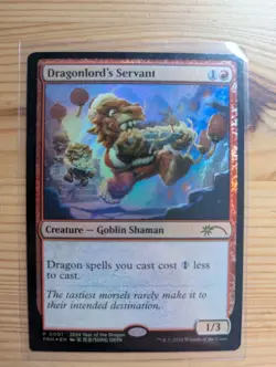 Dragonlord's Servant MTG Foil Year of the Dragon 2024 - Image 1