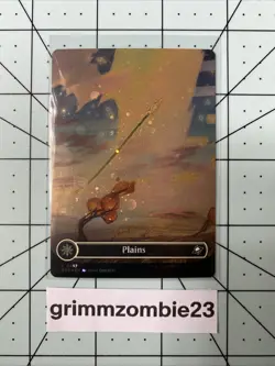Plains #367 · Edge of Eternities · Borderless · Galaxy Foil - Image 2