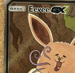 Pokemon Eevee GX Full Art Promo Black Star SM233 TCG LP Card - Image 3