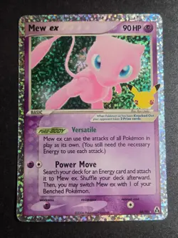 Mew ex 88/92 NM Celebrations: Classic Collection Classic Collection Pokemon Holo - Image 1