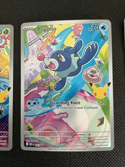 Pokemon First Partner Illustration Collection Alola Rowlet Popplio Litten NM - Image 3