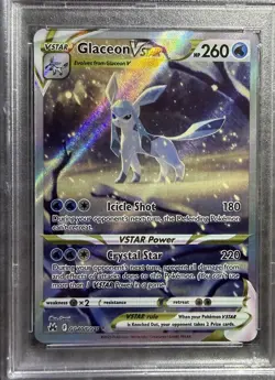 Pokemon TCG PSA 10 Glaceon VSTAR Crown Zenith Galarian Gallery - Image 3