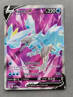 Kyurem V 174/196 Ultra Rare Lost Origin Pokemon Holo Near Mint - Image 1