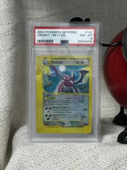 2003 Pokemon Skyridge Crobat #147 Reverse Holo - PSA 9 - Image 1