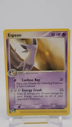 Espeon 16/100 Sandstorm Non-Holo Rare 80 HP 2004 Pokemon - Image 1