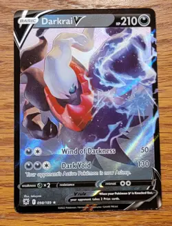 Darkrai V 098/189 SWSH Astral Radiance Ultra Rare Holo Pokemon 2022 NM Fresh - Image 1