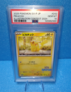 Pokemon Pikachu Illustration Contest 2024 PSA 10 242/SV-P 197/SV-P 120/SV-P Set - Image 2