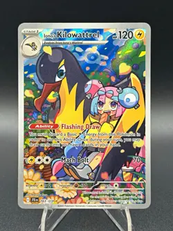 The Pokemon Company Iono's Kilowattrel 163/159 Sv09 IR Holo EN - Image 1