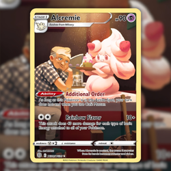 Alcremie TG08/TG30 Ultra Rare (Brilliant Stars) Trainer Gallery Full Art Pokemon - Image 1