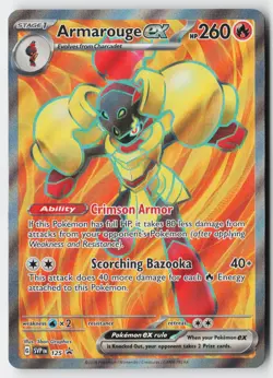 Pokemon Armarouge ex 125 Holo P Scarlet & Violet Promo NM - Image 1