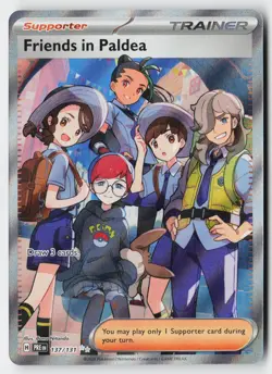 Pokemon Friends in Paldea 137/131 Ultra Rare Prismatic Evolutions Holo NM - Image 1