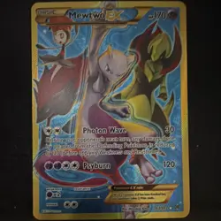 Mewtwo EX 163/162 Breakthrough Secret Rare Full Art Holo 170 HP English - Image 1