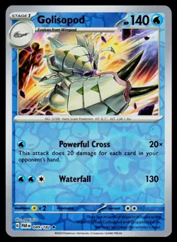 Golisopod 049/182 Rare Paradox Rift Pokemon Reverse Holo NM - Image 1