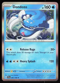 Dondozo 061/198 Rare Scarlet & Violet Pokemon Holo NM - Image 1