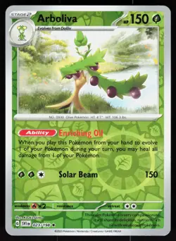 Arboliva 023/198 Rare Scarlet & Violet Pokemon Reverse Holo NM - Image 1