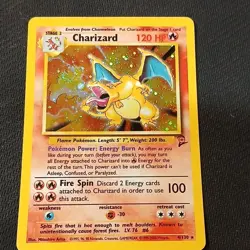 Wizards of the Coast Pokemon TCG Charizard 4/130 Base Set 2 Holo Rare EN - Image 1