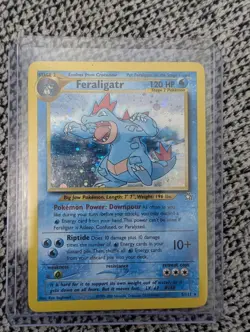 Nintendo Pokemon Feraligatr Neo Genesis 5 Holo Rare 120HP English 2000 - Image 5