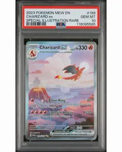 Charizard ex 199/165 Special Illustration Rare Pokemon S&V 151 Gem Mint PSA 10 - Image 1
