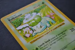 Bulbasaur #44 / 102 SHADOWLESS Base Set - NM - Pokemon 1999 - Image 3