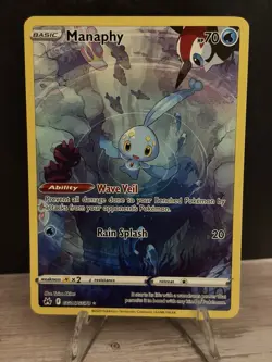 Manaphy GG06/GG70 Ultra Rare Crown Zenith Galarian Gallery NM - Image 1