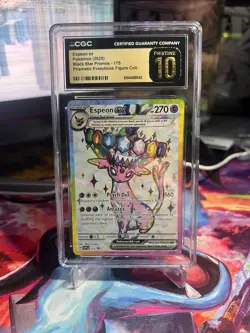 Pokemon TCG CGC Pristine 10 2025 Black Star Promo Espeon ex SVP 175 Holo English - Image 1
