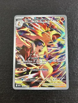Pokemon TCG Ethan's Typhlosion 190/182 SV10 Destined Rivals IR Holo FA - Image 1